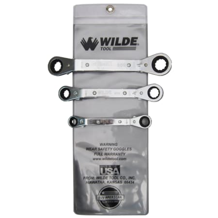 Wilde 3-PIECE OFFSET RATCHET BOX WRENCH SET-VINYL ROLL 805/VR